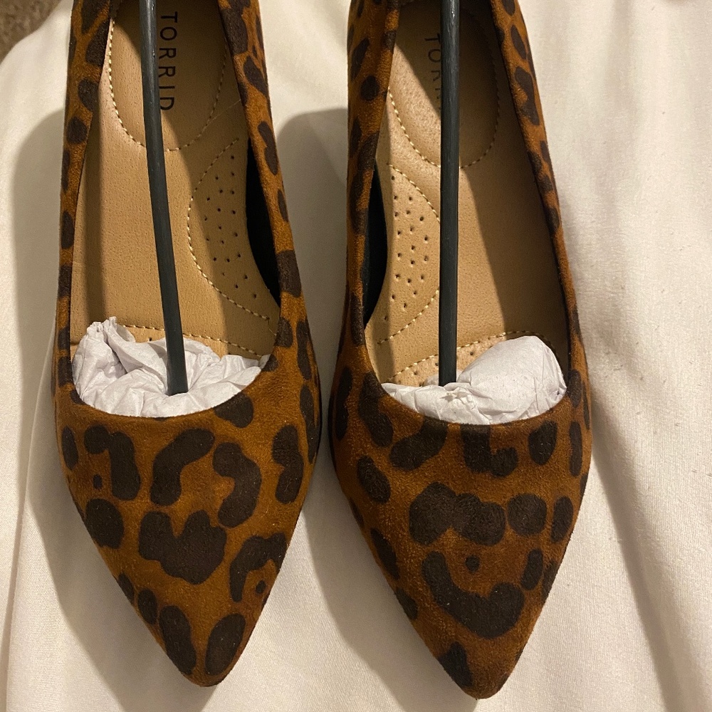 Torrid Leopard print kitten heel